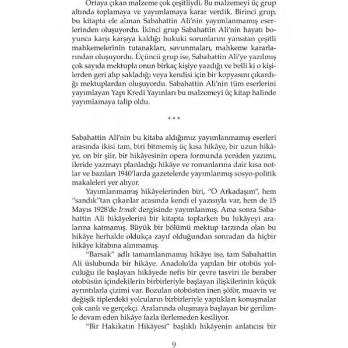Çakıcının İlk Kurşunu – Sabahattin Ali İmzalı Normal Boy Eser