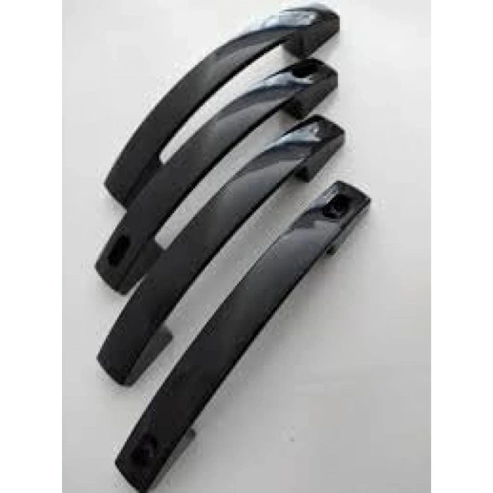 Cam Duşakabin Ay Kulp 160mm, Siyah Renk, 2 Kapaklık