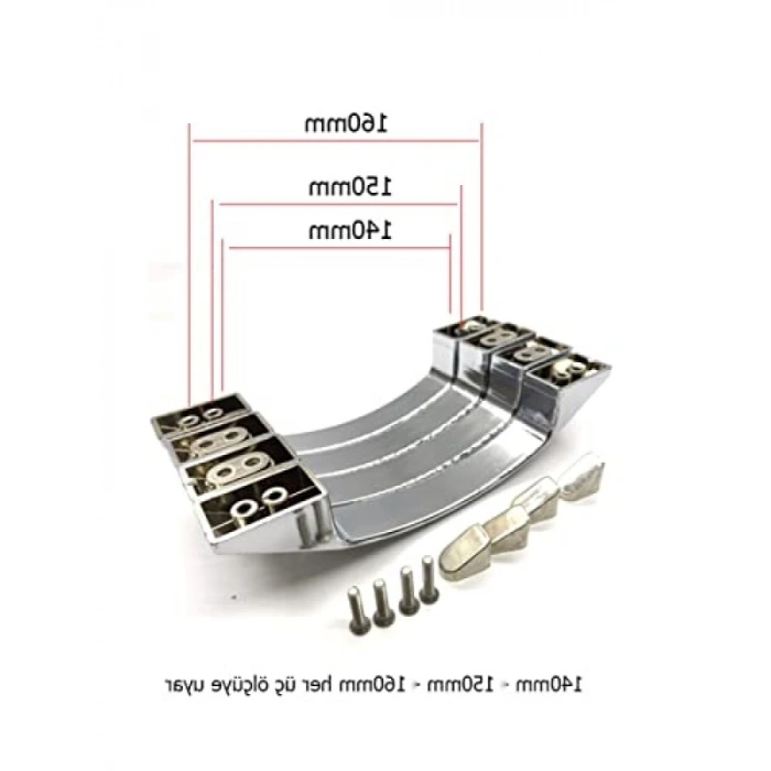 Cam Duşakabin İçin 140-160 mm Ay Kulp