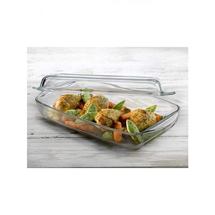 Cam Kapaklı Borcam Tencere Seti