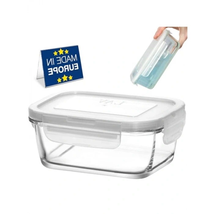 Cam Tekli Saklama Kabı (400 cc)