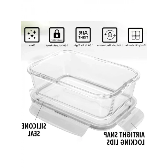 Cam Tekli Saklama Kabı (400 cc)