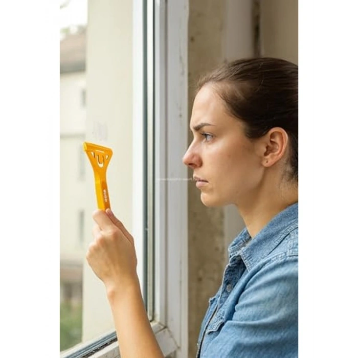 Cam Temizliği İçin 70mm Bıçaklı Kazıyıcı, Ergonomik Tasarım