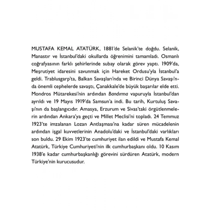 Can Yayınları Türkiyenin Geleceği - Mustafa Kemal Atatürk