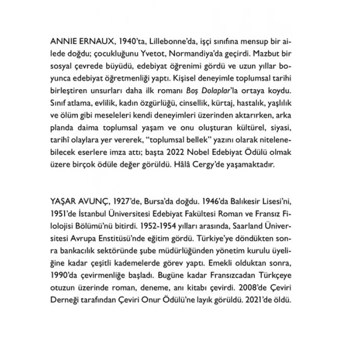 Can Yayınları Yalın Tutku - Annie Ernaux