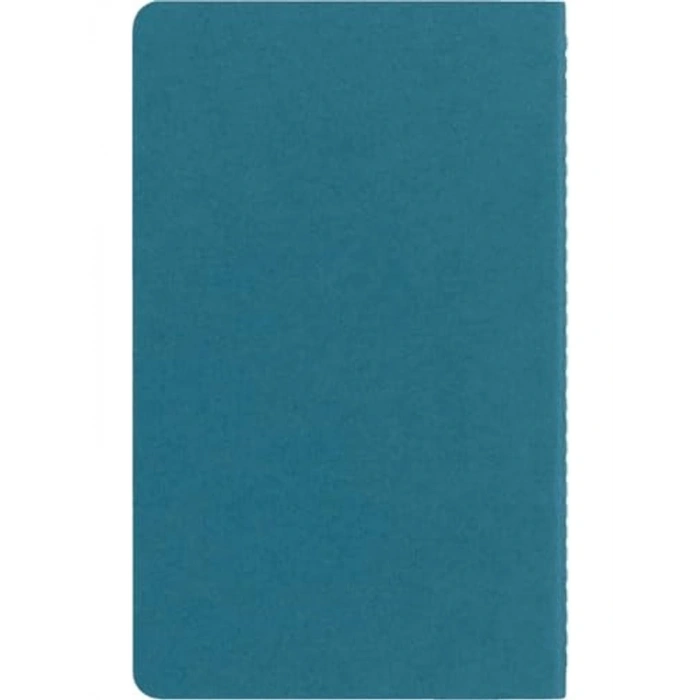 Canlı Mavi Renkli 3lü Çizgili Cahier Not Defteri, L Boy