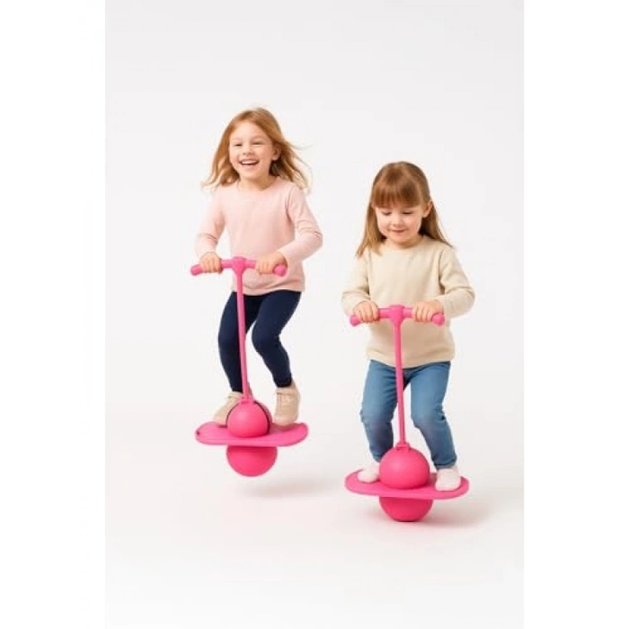 Canlı Pembe Zıplama Oyuncağı