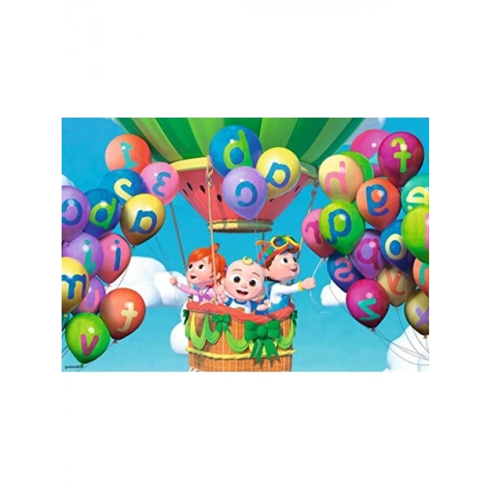 Canlı Renklerde 12 Parça Puzzle Seti