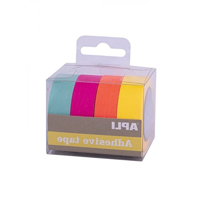 Canlı Renklerde 4 Renkli Bant Seti