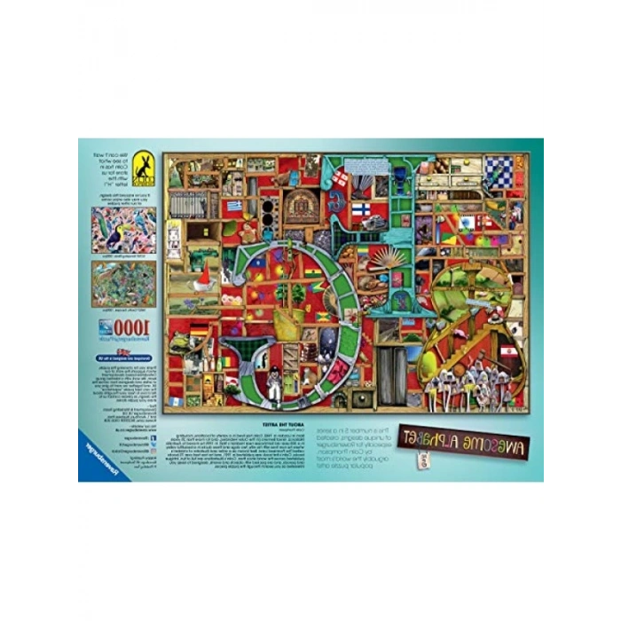 Canlı Renklerle 1000 Parça Puzzle