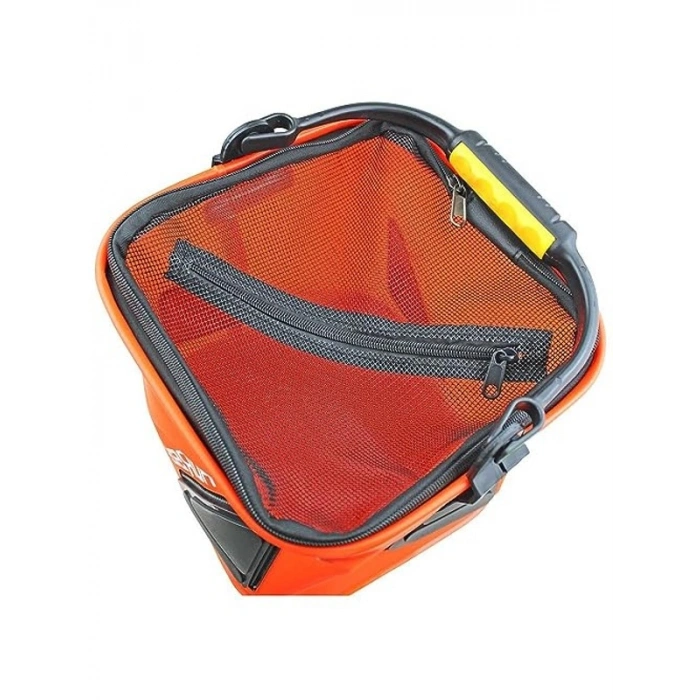 Canlı Renkli 24 Cm Kare Livar - Turuncu Renk