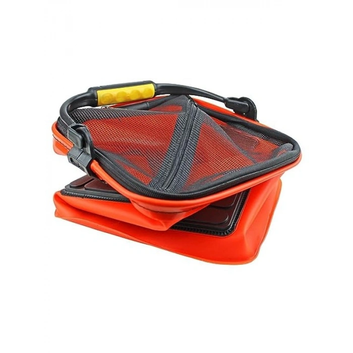 Canlı Renkli 24 Cm Kare Livar - Turuncu Renk