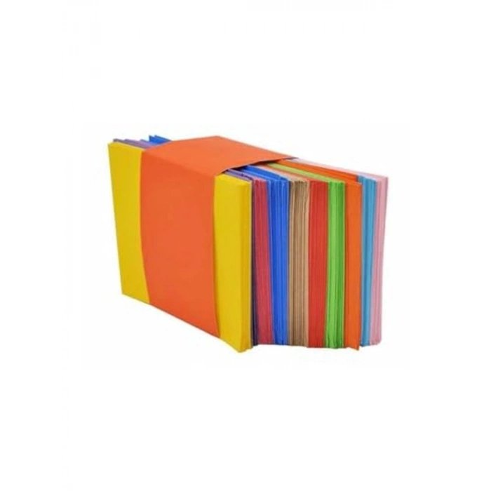 Canlı Renkli Mini Zarflar, 100 Adet, 7x9 cm Boyutunda