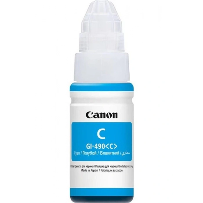Canon GI-490C Cyan Mavi Şişe Mürekkep G1411-2411-3411-4411