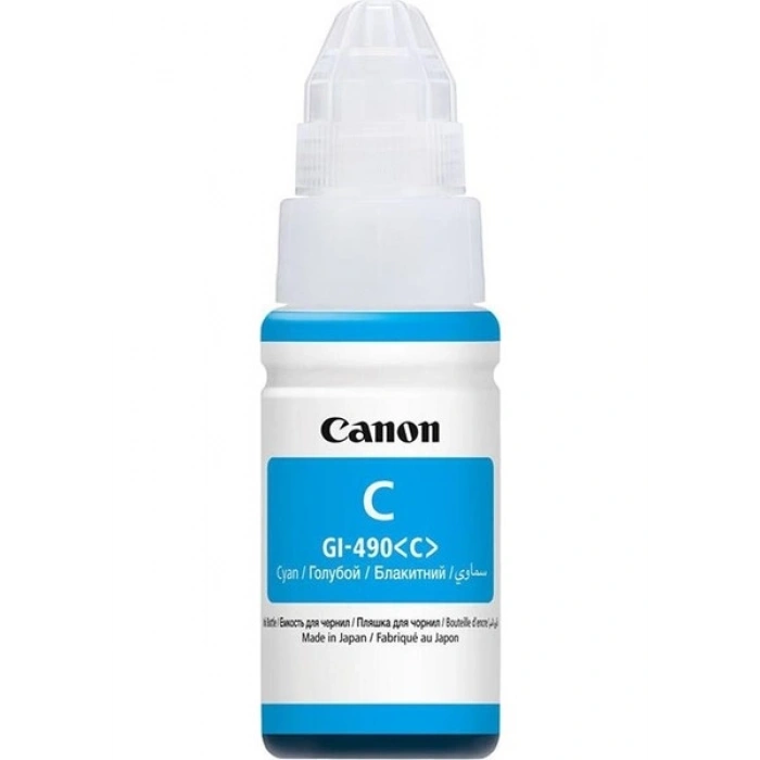 Canon GI-490C Cyan Mavi Şişe Mürekkep G1411-2411-3411-4411