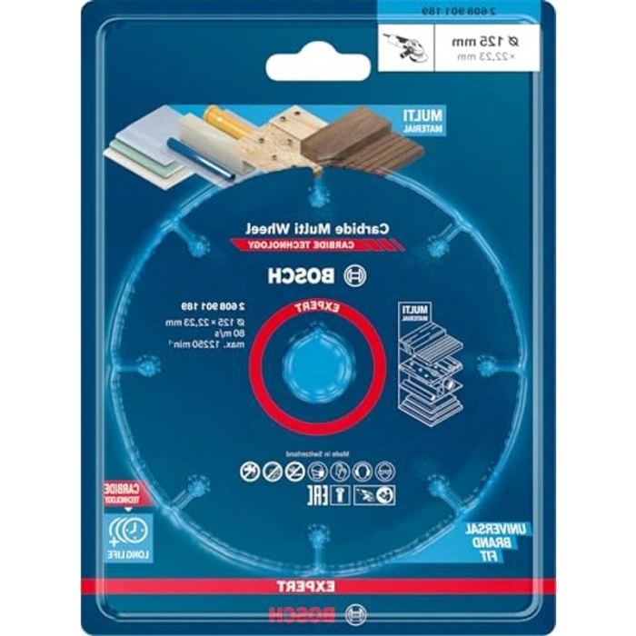 Carbide Multi Wheel Kesici Diskler, 125 mm, Sert Ahşap ve Plastik İçin