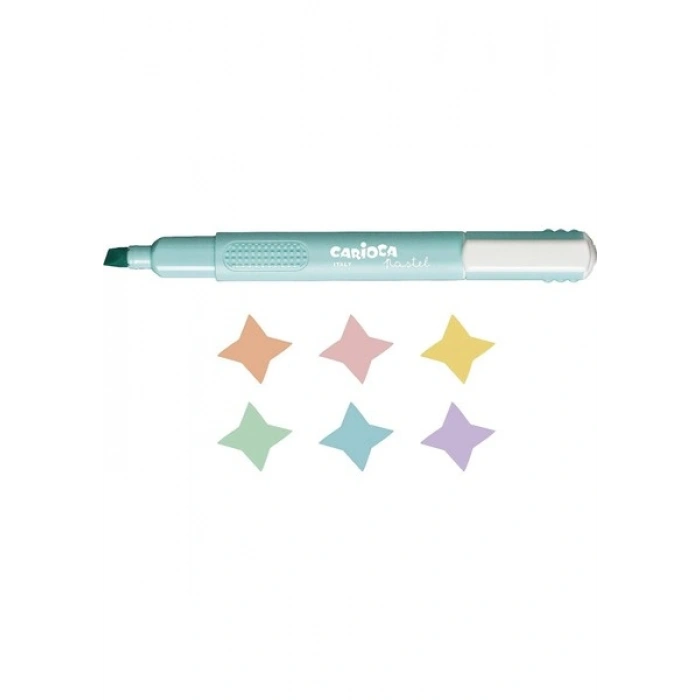 Carioca 6lı Pastel İşaretleme Fosforlu Kalem