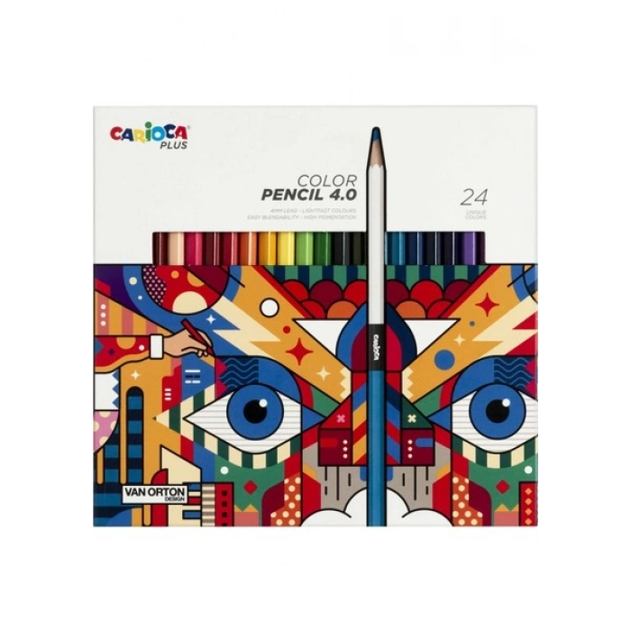 Carioca Plus 4 0 Kuru Boya Kalemi 24lü