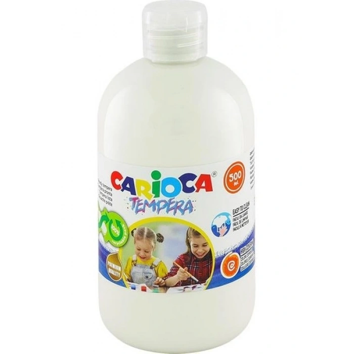 Carioca Tempera Suluboya Süper Yıkanabilir Beyaz 500 ml