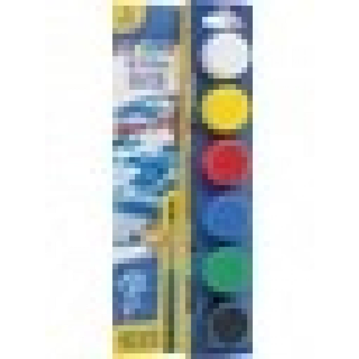 Carioca Tempera Suluboya Süper Yıkanabilir Fırçalı 25 ml 6 Renk 40433
