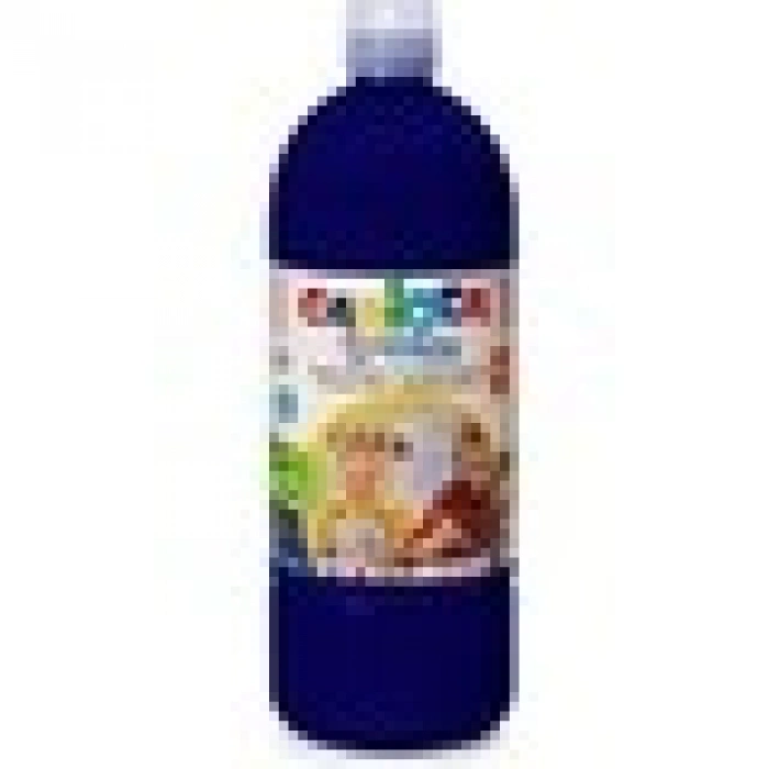 Carioca Tempera Suluboya Süper Yıkanabilir Koyu Mavi 1000 Ml.