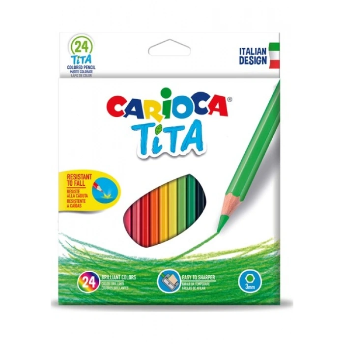 Carioca Tita Kuru Boya Kalemi 24Lü