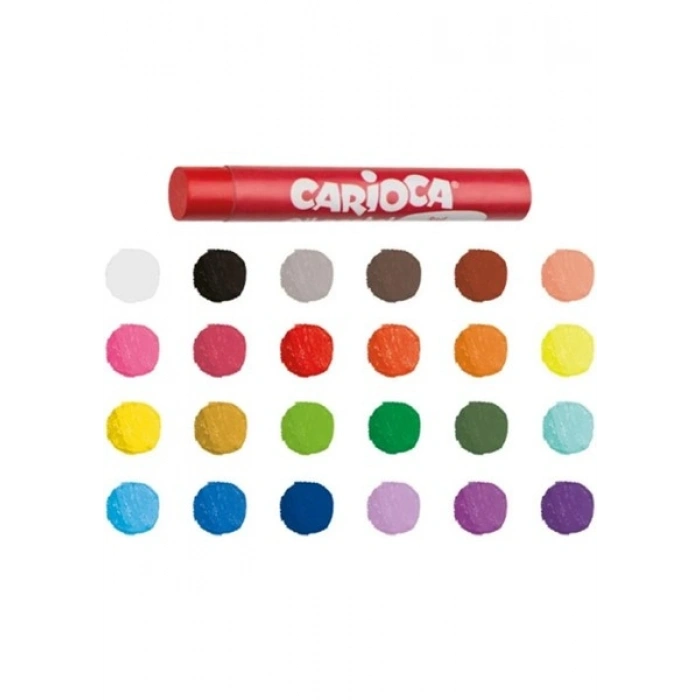 Carioca Yağlı Pastel Boya Kalemi 24Lü