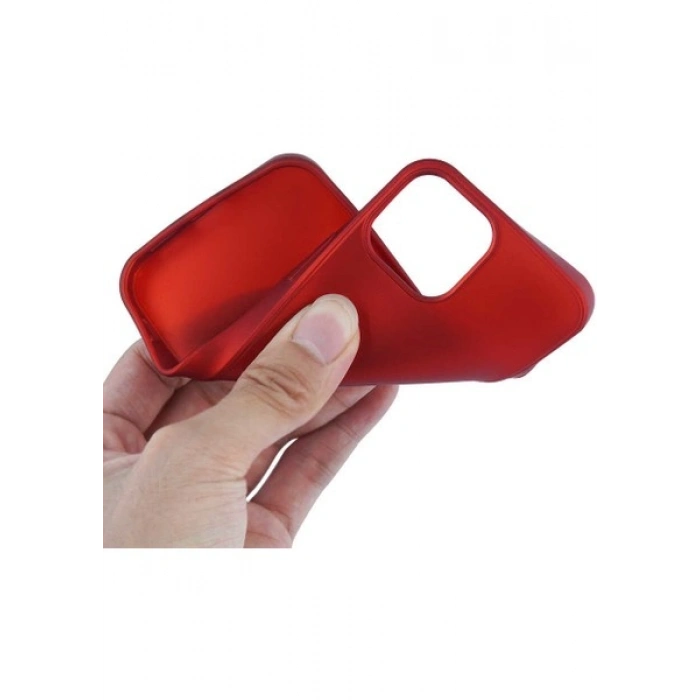 Case 4U Apple Apple iPhone 13 Pro Kılıf Klasik Mat Renkli Yumuşak Premier Silikon Mürdüm