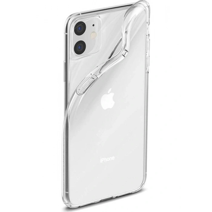 Case 4U Apple iPhone 11 Kılıf A+ Şeffaf Lüx Süper Yumuşak 0.3mm Ince Slim Silikon