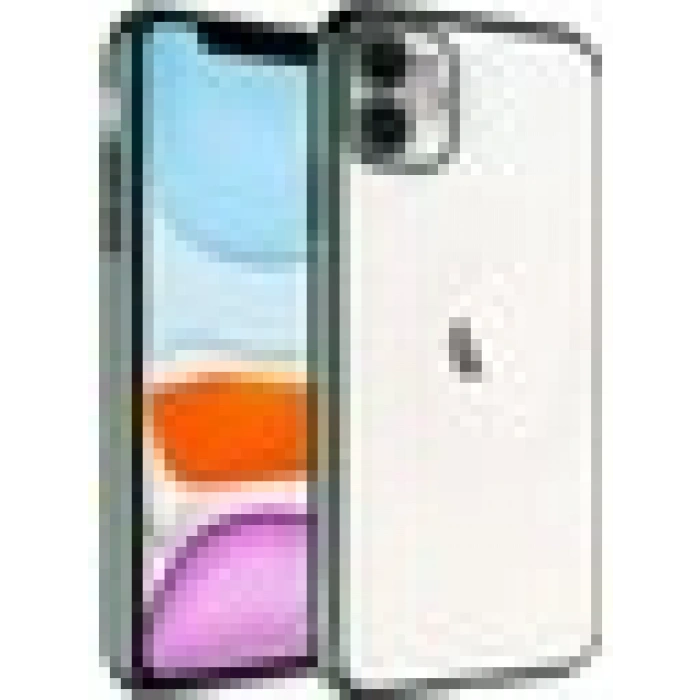 Case 4U Apple iPhone 11 Kılıf Sert PC Renkli Çerçeveli Riksos Silikon Kapak Yeşil