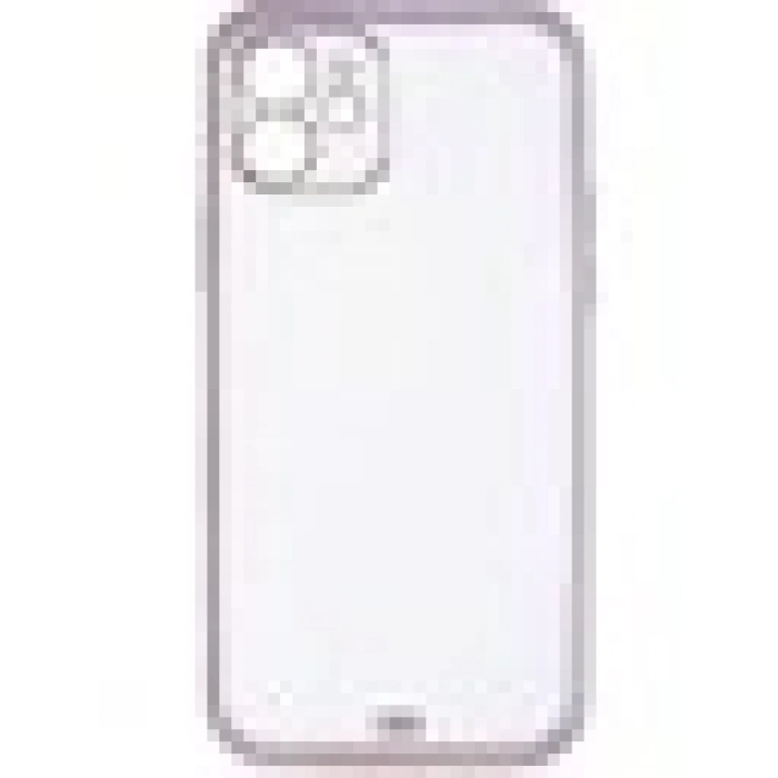 Case 4U Apple iPhone 12 Kılıf Kamera Korumalı Pastel Renk Voit Clear Kapak Lila