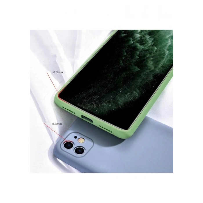 Case 4U Apple iPhone 12 Pro Kılıf Içi Kadife Logosuz LSR Lansman Silinebilir Arka Kapak Mor