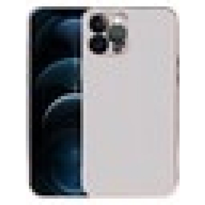Case 4U Apple iPhone 12 Pro Max Kılıf Kamera Korumalı Altın Renkli Kenar Viyana Arka Kapak Gümüş