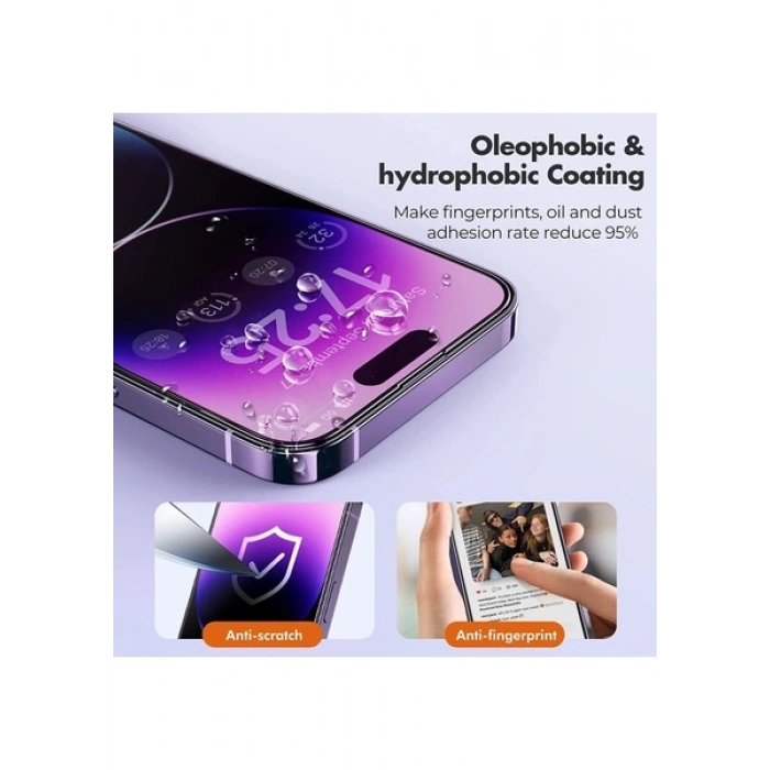 Case 4U Apple iPhone 13 Mini Temperli Ekran Koruyucu Kırılmaz Cam Ekonomik 3lü Paket Şeffaf