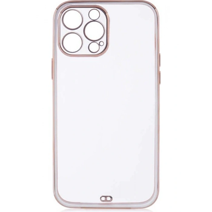 Case 4U Apple iPhone 13 Pro Kılıf Kamera Korumalı Pastel Renk Voit Clear Kapak Beyaz