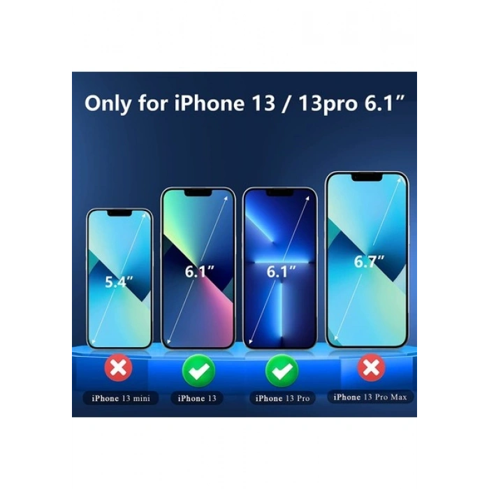 Case 4U Apple iPhone 13 Pro Max Esnek Kırılmaz Nano Cam Ekran Koruyucu