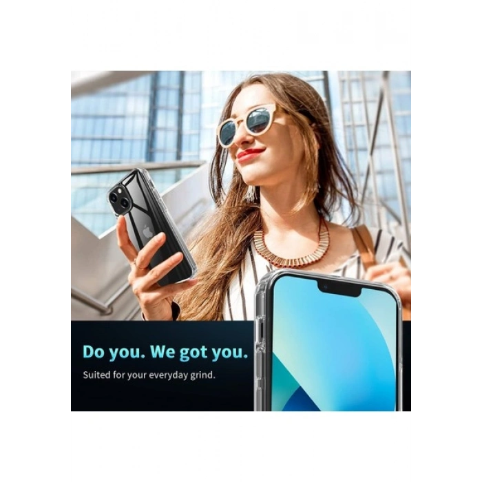 Case 4U Apple iPhone 13 Pro Max Kılıf A+ Şeffaf Lüx Süper Yumuşak 0.3mm Ince Slim Kamera Korumalı Silikon Kılıf