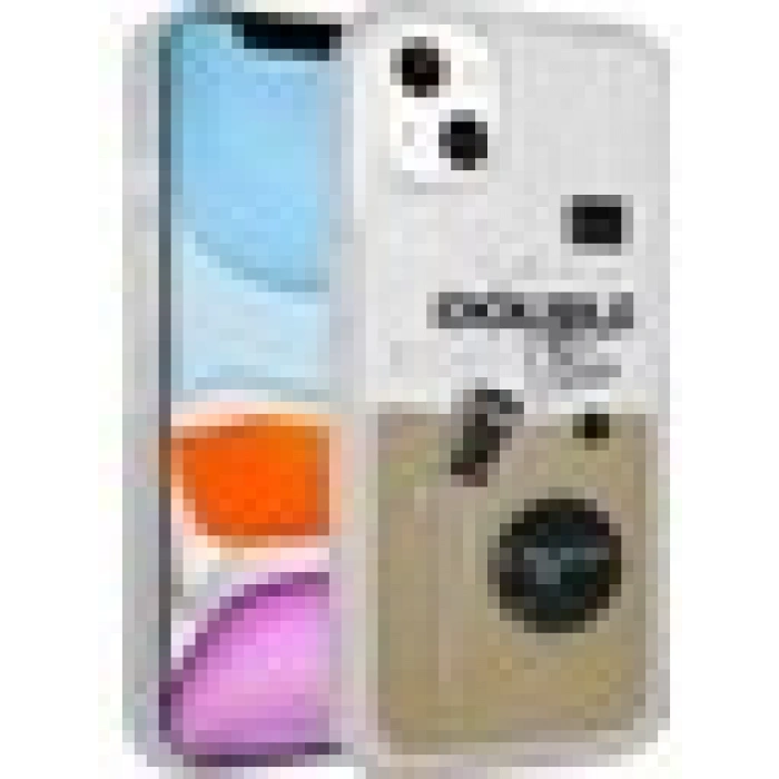 Case 4U Apple iPhone 14 Kılıf Desenli Sıvılı Coffee Drink Tasarımlı Silikon Kapak NO3 Krem