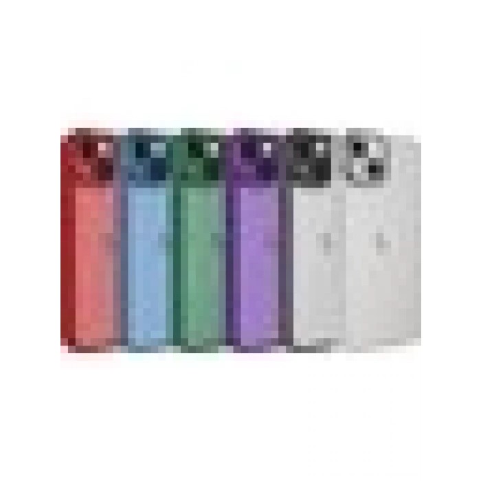 Case 4U Apple iPhone 14 Plus Kılıf Kamera Korumalı Parlak Tasarımlı Renkli Darbe Emici Transparan Post Kapak Kırmızı