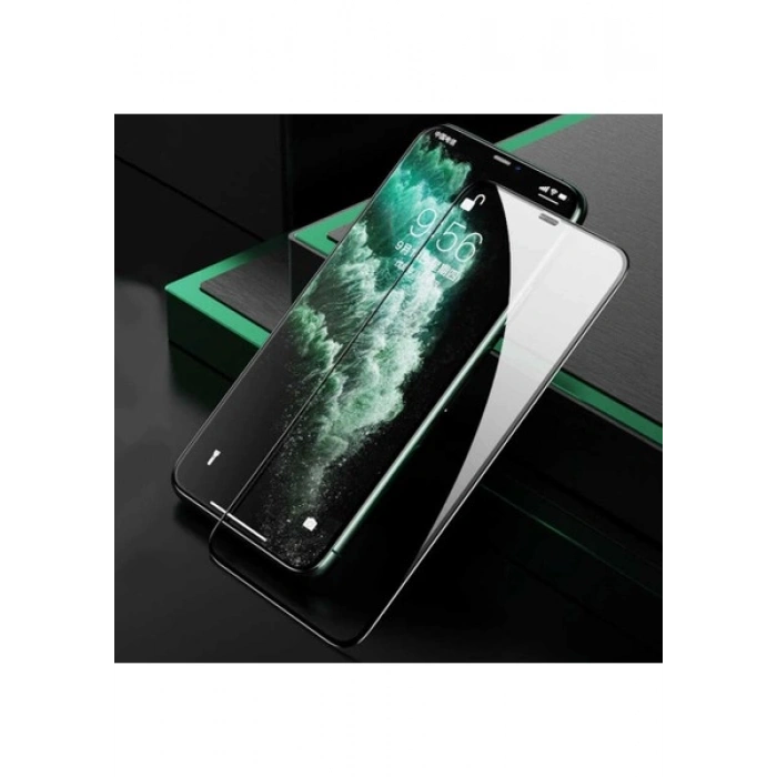 Case 4U Apple iPhone 14 Pro Max Ekran Koruyucu Kırılmaz Tam Ekran Davin Mat Seramik Siyah