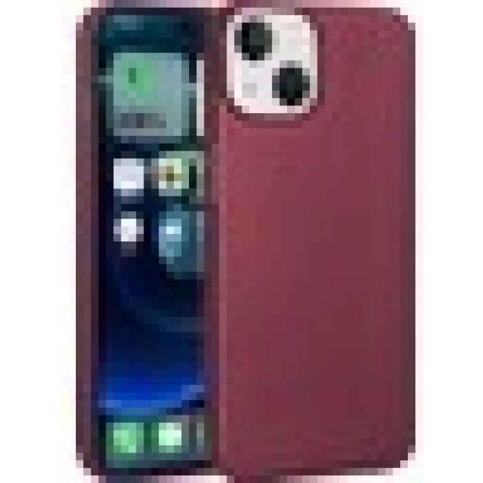 Case 4U Apple iPhone 15 Plus Kılıf Klasik Mat Renkli Yumuşak Premier Silikon Mürdüm