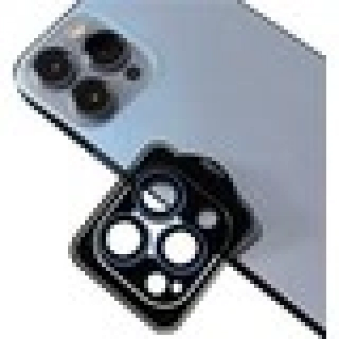 Case 4u Apple iPhone 15 Pro Max Takma Aparatlı Kamera Lens Koruyucu Safir Cl-11 Gümüş