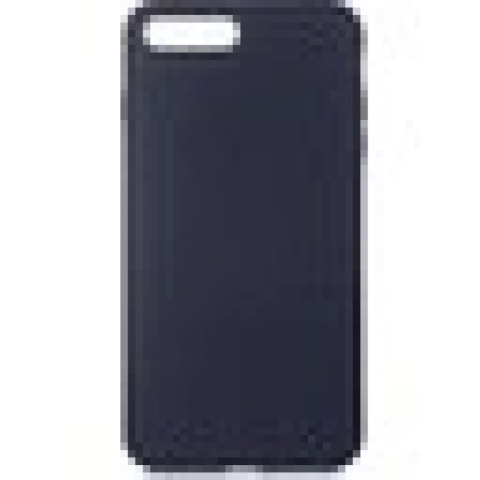 Case 4U Apple iPhone 8 Plus / 7 Plus Kılıf Içi Kadife Logosuz LSR Lansman Silinebilir Arka Kapak Lacivert