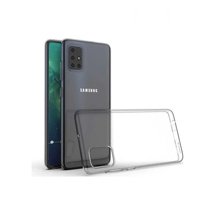 Case 4U Galaxy A51 Kılıf A+ Şeffaf Lüx Süper Yumuşak 0.3mm Ince Slim Silikon