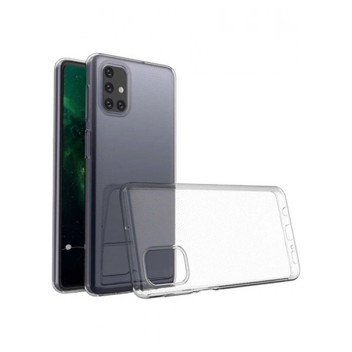 Case 4U Galaxy M51 Kılıf A+ Şeffaf Lüx Süper Yumuşak 0.3mm Ince Slim Silikon