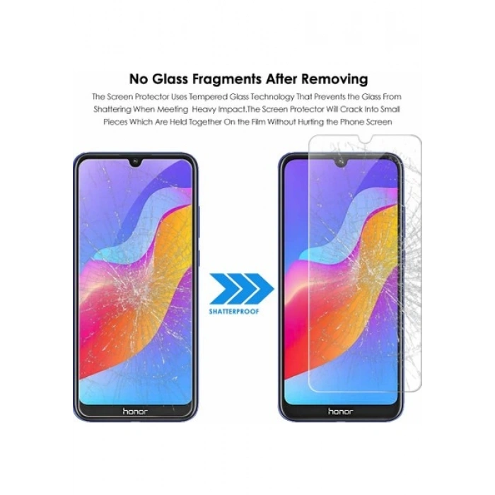 Case 4U Honor 8S - Huawei Y5 2019 Esnek Kırılmaz Nano Cam Ekran Koruyucu