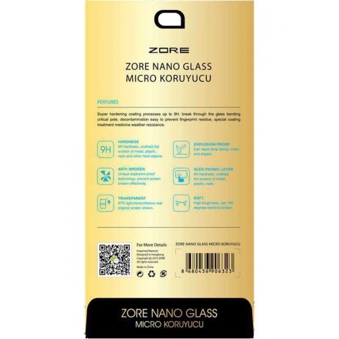 Case 4U Huawei Mate 10 Esnek Kırılmaz Nano Cam Ekran Koruyucu