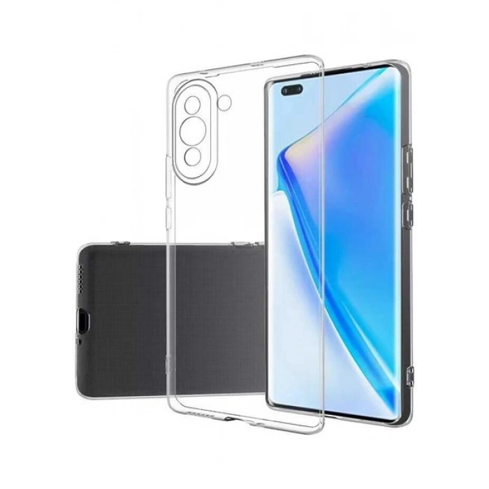 Case 4U Huawei Nova 10 Pro Kılıf Kamera Korumalı Yumuşak Şeffaf Ince Süper Silikon