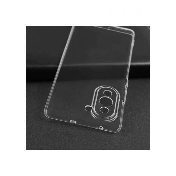 Case 4U Huawei Nova 10 Pro Kılıf Kamera Korumalı Yumuşak Şeffaf Ince Süper Silikon