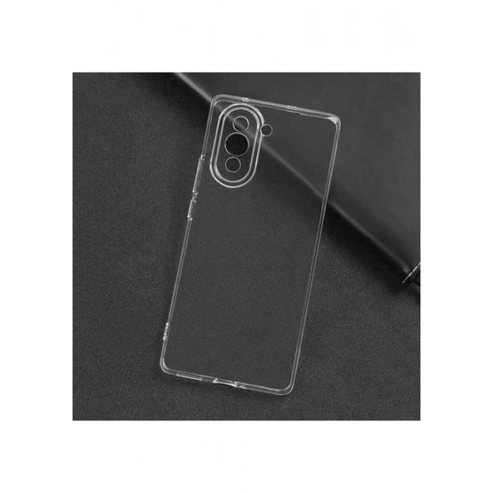 Case 4U Huawei Nova 10 Pro Kılıf Kamera Korumalı Yumuşak Şeffaf Ince Süper Silikon